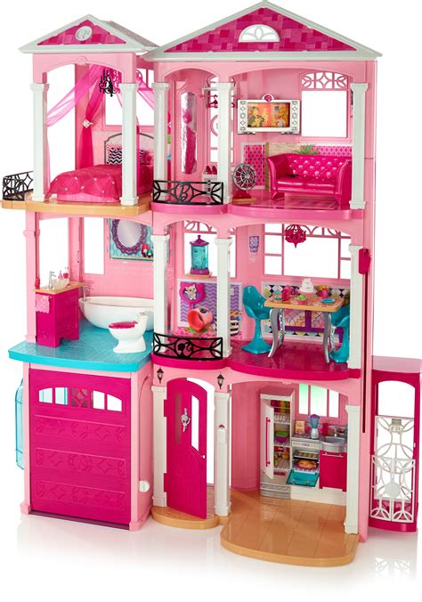 Barbie Mega Malibu Dream House Playset. . Used barbie dream house